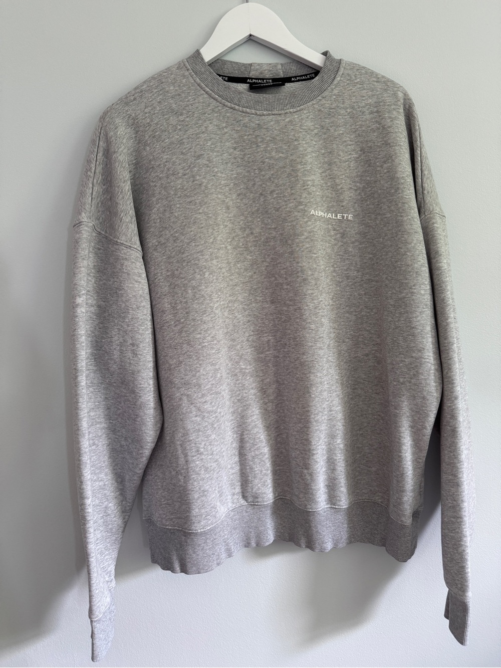 Alphalete Light Gray Crewneck Sweatshirt